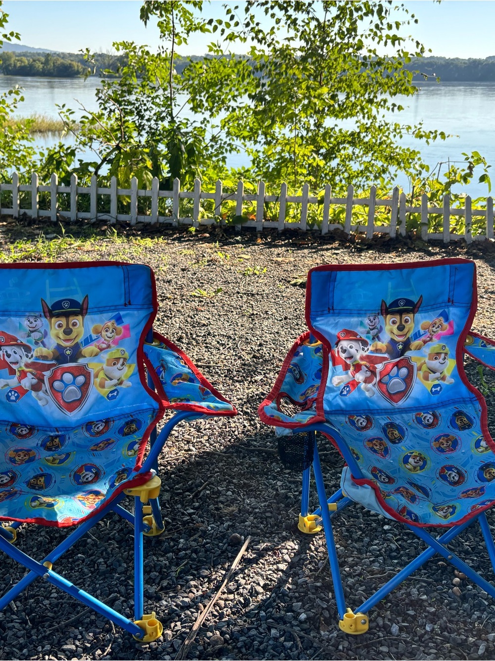 Paw Patrol Blue Kids Folding Camping Chair - Set of 2